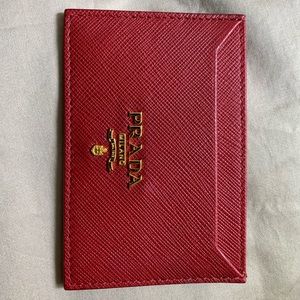 Prada Saffiano Leather Cardholder